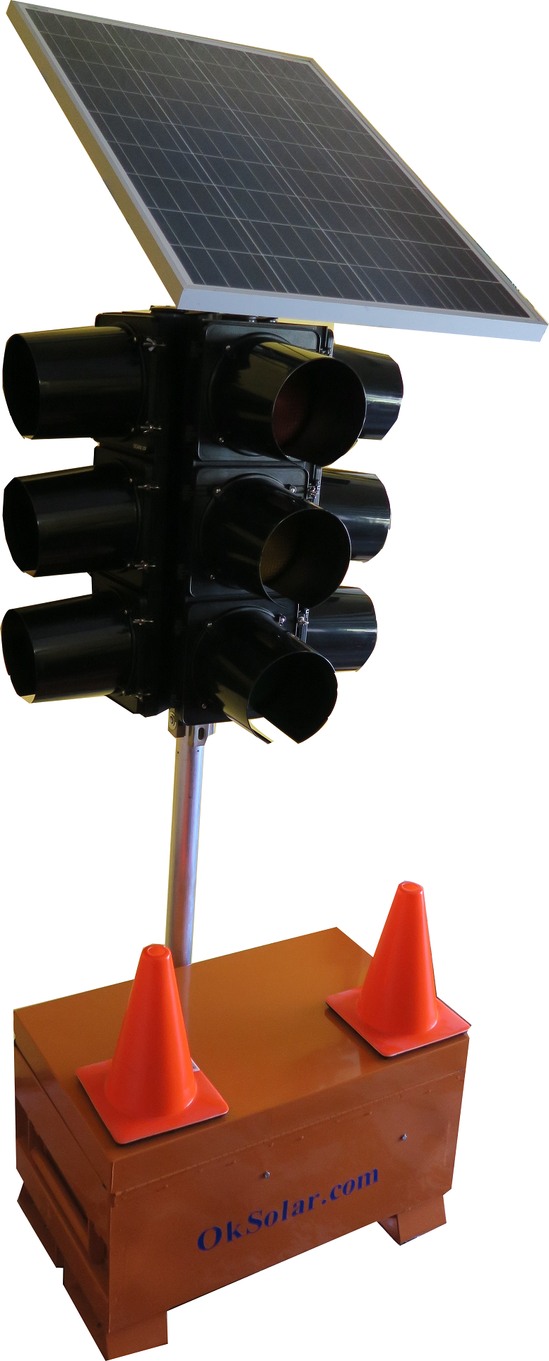 4 Way Solar Traffic Signal Control